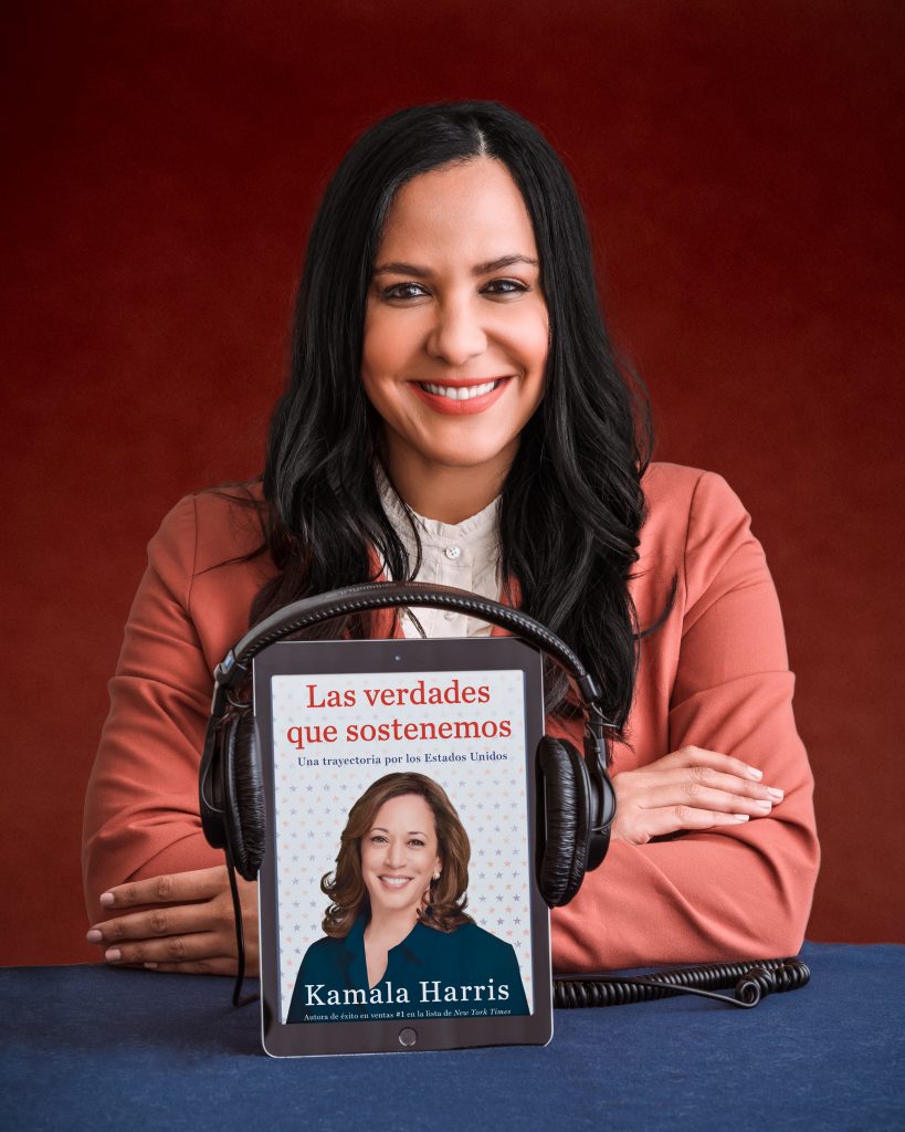 Jane Santos da voz en “Las verdades que sostenemos” a la vicepresidenta de los Estados Unidos