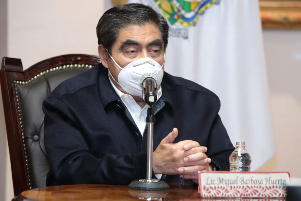 Garantizó Gobierno del Estado la seguridad durante apagón :Miguel Barbosa Huerta.