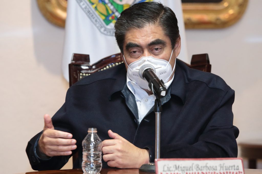 Será implacable el gobierno estatal contra quienes lucren con las vacunas, advierte Miguel Barbosa Huerta