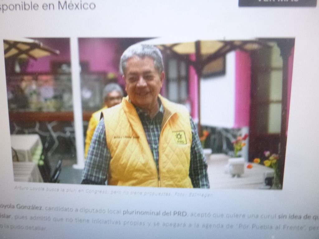 El PRD espera se logre un acuerdo con el PRI y el PAN para postular a Eduardo Rivera como candidato a la presidencia municipal de Puebla