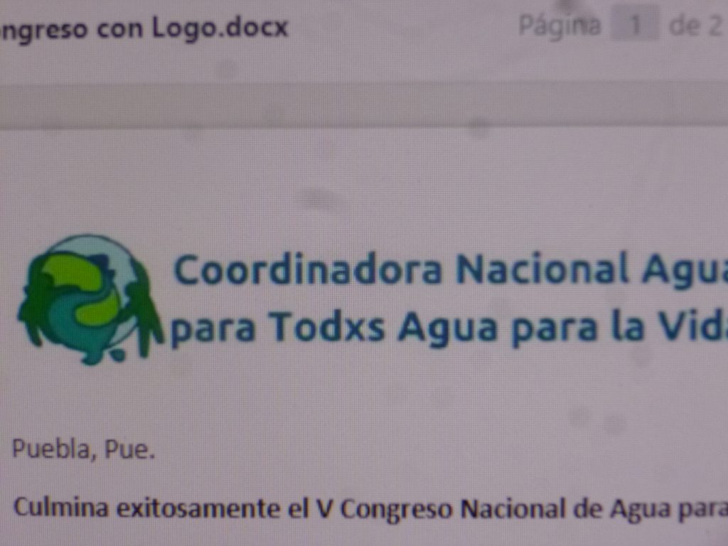 Se realizó el V Congreso Nacional Agua Para Todos, Agua para la Vida