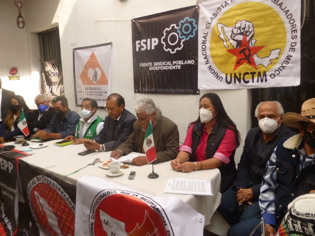 Se crea el Frente Sindical Poblano Independiente