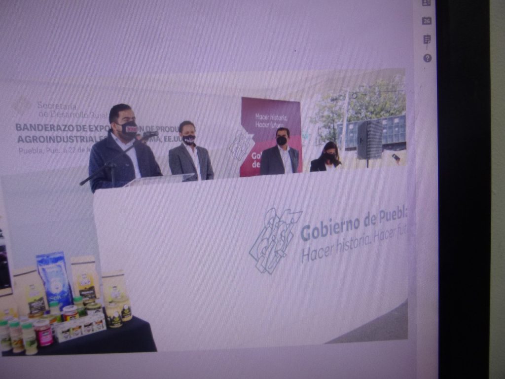 Puebla mandó 8 tons de productos agroindustriales a Oklahoma: SDR