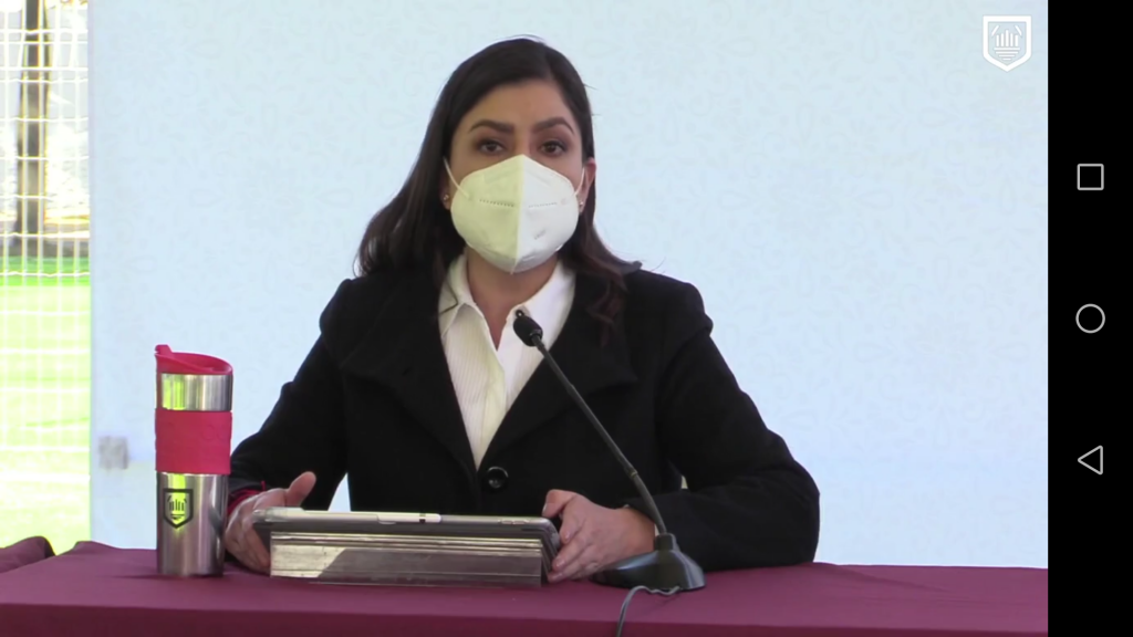 Video desde Puebla: Espacios deportivos serán acondicionados como centros de rehabilitación pulmonar para pacientes covid-19, informó Claudia Rivera