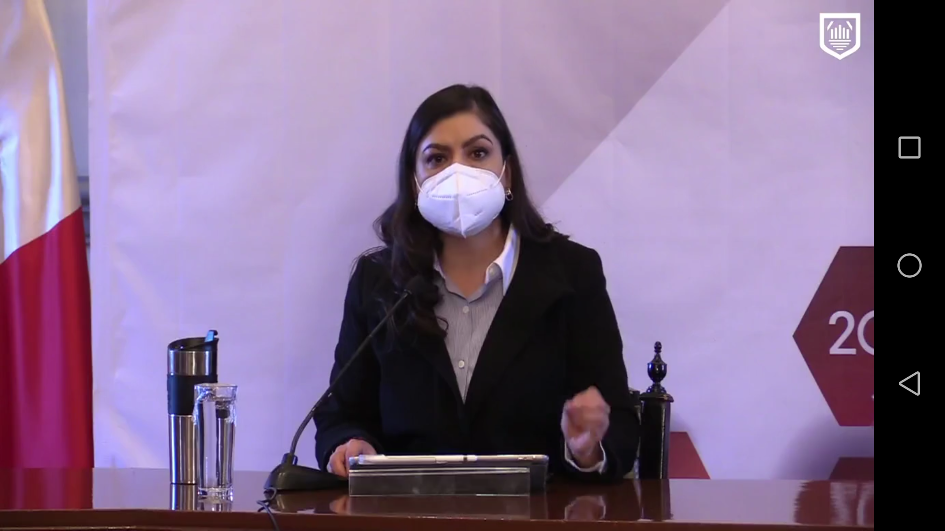 Video desde Puebla: Confío en que las instituciones aplicarán la ley contra Mario Marín, señaló Claudia Rivera