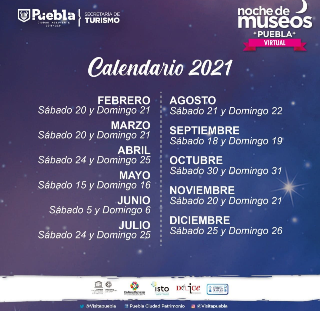 Turismo Municipal anuncia calendario de Noche de Museos 2021 