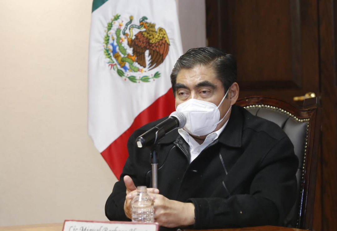 Video desde Puebla: Gobernador Barbosa advirtió que habrá detenciones de huachicoleros
