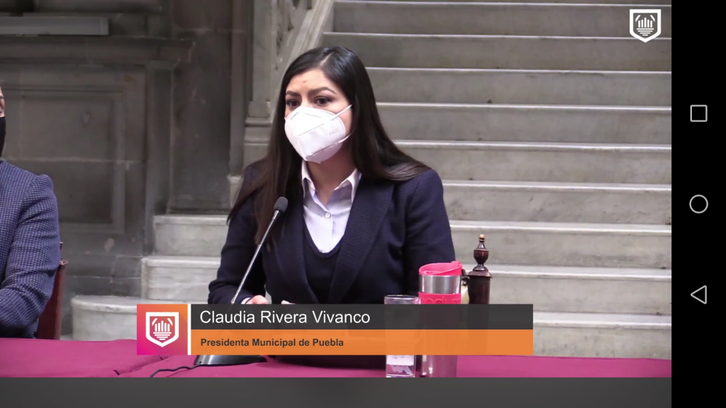 Video desde Puebla: A pesar de ser un proceso electoral nuevo, respetaré la ley, reiteró Claudia Rivera