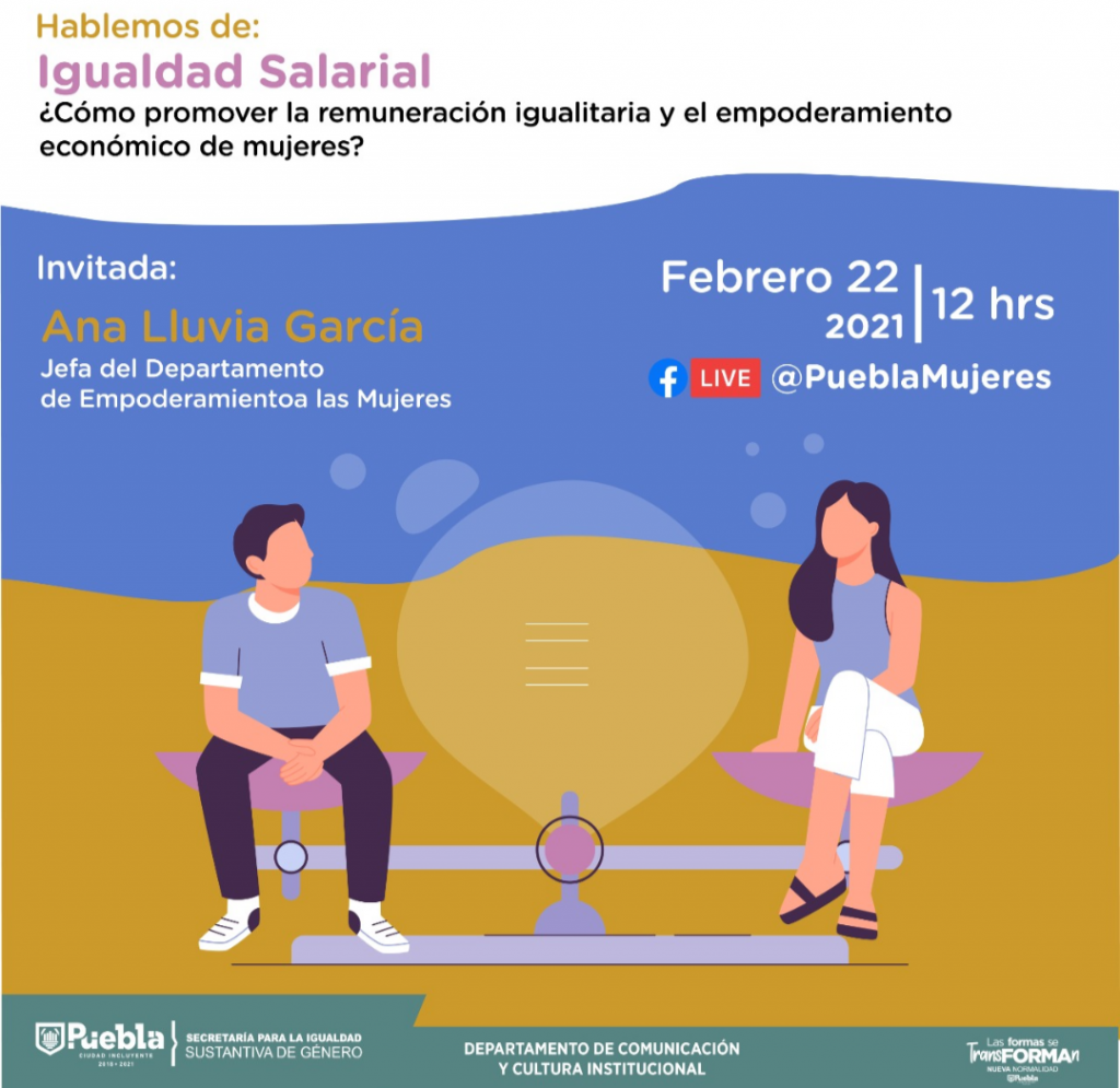 Ayuntamiento de Puebla promueve la igualdad salarial 