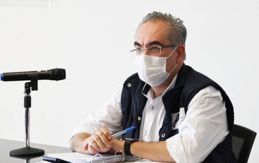 Video desde Puebla: Durante el fin de semana se registraron 93 decesos más por coronavirus, alertó el secretario de Salud