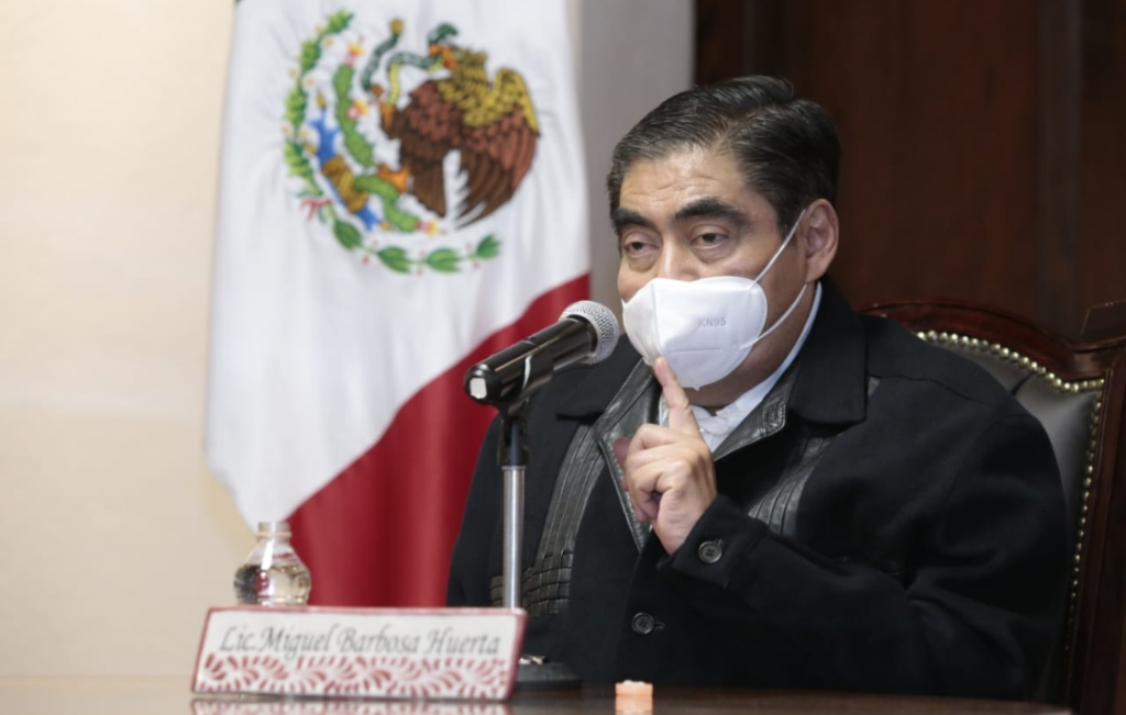 Video desde Puebla: Gobernador Barbosa puso como plazo el 26 de febrero para que renuncien los funcionarios por elecciones