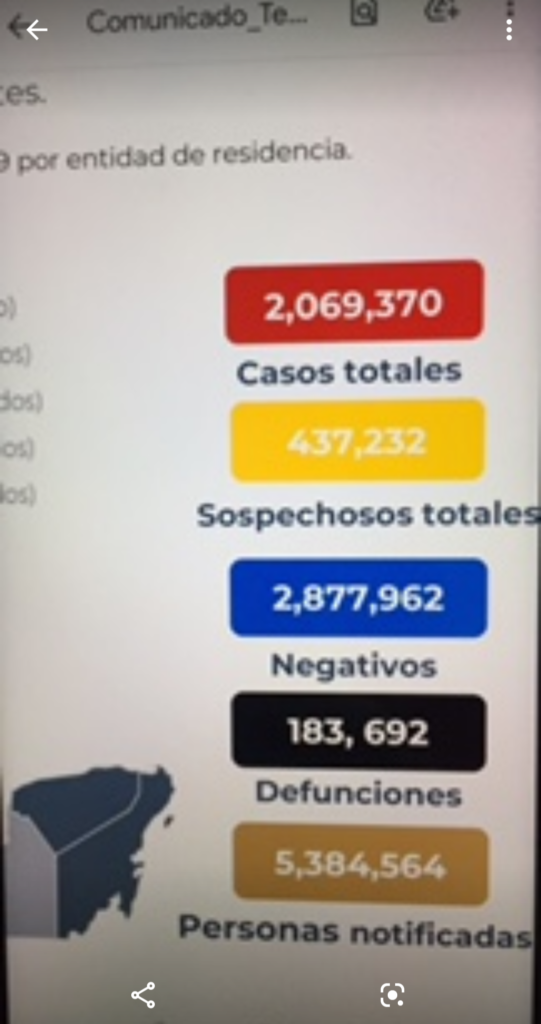 México acumula 183 mil 692 decesos por covid-19