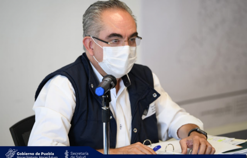 Video desde Puebla: En la entidad hay 911 hospitalizados por coronavirus; 134 graves, advirtió el titular de Salud.