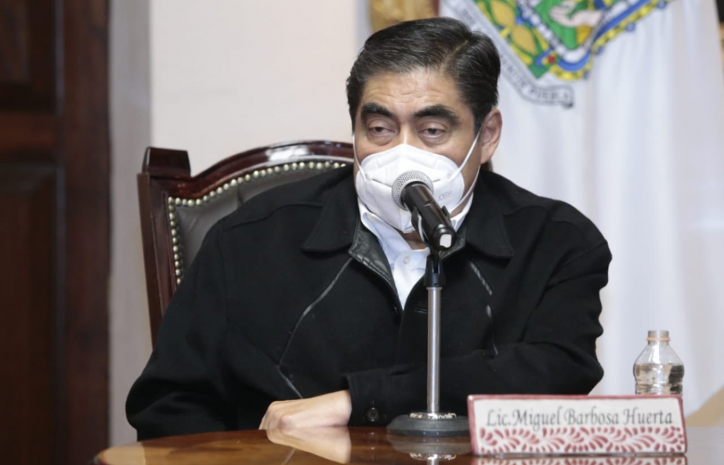Video desde Puebla: Gobernador Barbosa pidió a la federación dar la cara y explicar lo relativo a la vacunación