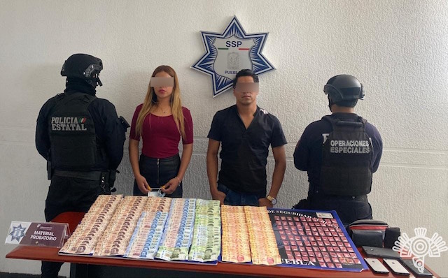 En Tecamachalco, captura Policía Estatal a presuntos distribuidores de droga