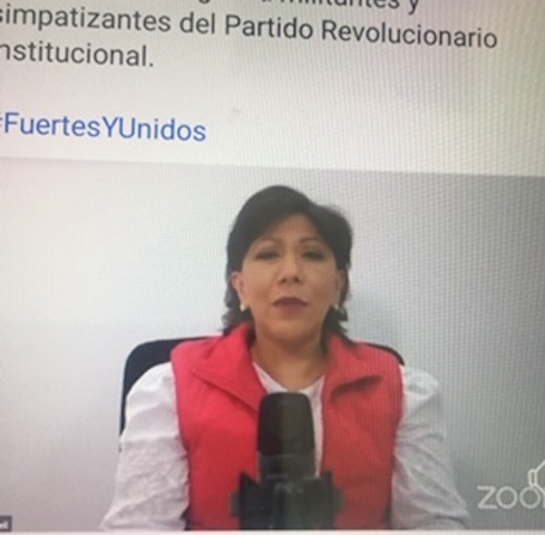 Desde Tlaxcala: Anabell Ávalos participa en el Consejo Político Estatal del PRI