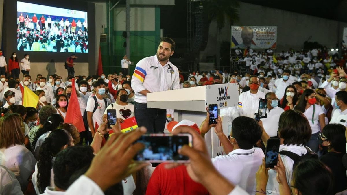 Christian Castro Bello rinde protesta como candidato de la Coalición “Va por Campeche” al Gobierno del Estado