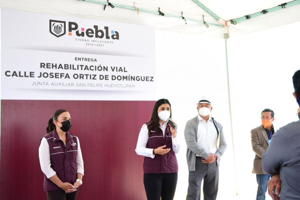 Gobierno de la Ciudad rehabilita calles con concreto hidráulico en zona CAPU