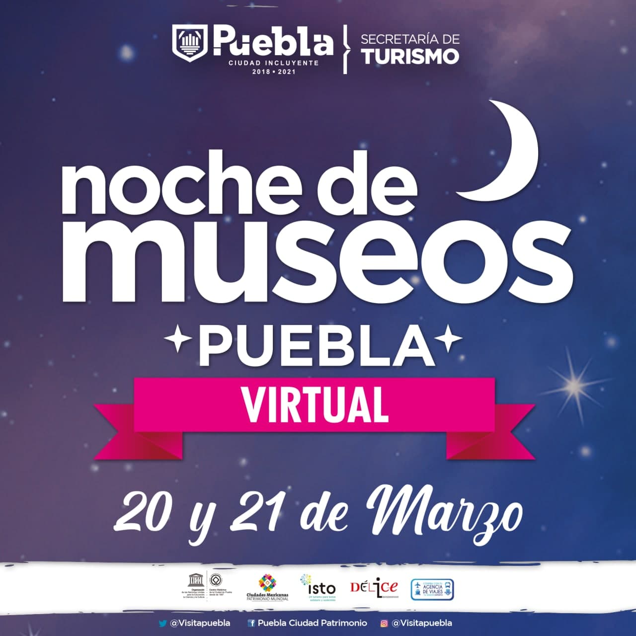 Turismo Municipal invita a participar a la Segunda Edición de Noche de Museos Virtual 2021