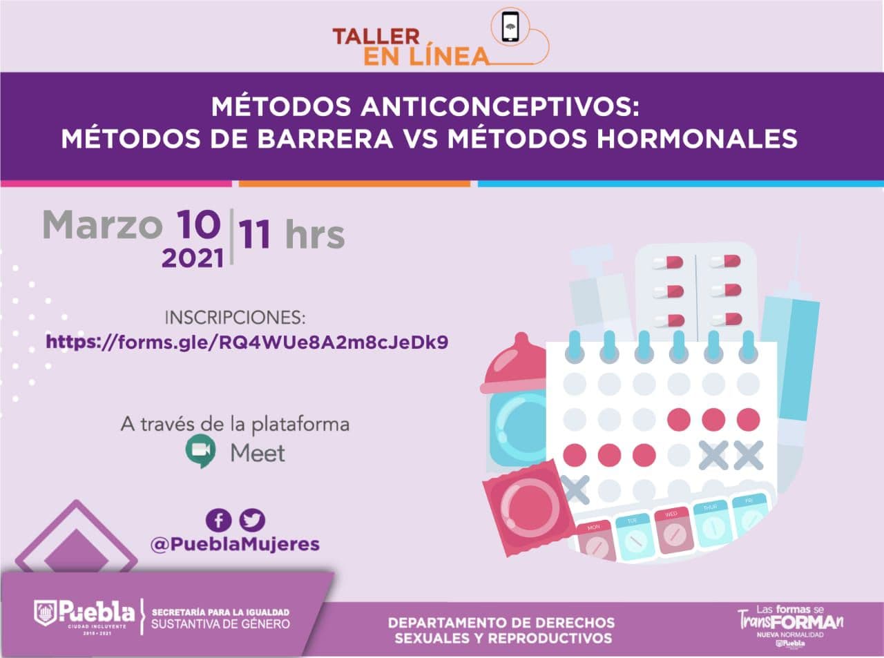Inicia temporada de talleres de salud sexual por el Ayuntamiento de Puebla