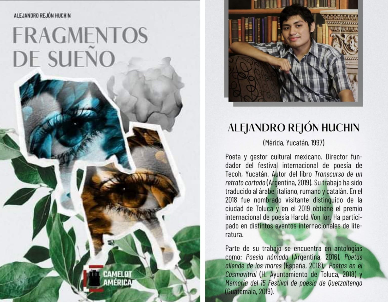 Poeta mexicano publica su cuarto poemario en Europa