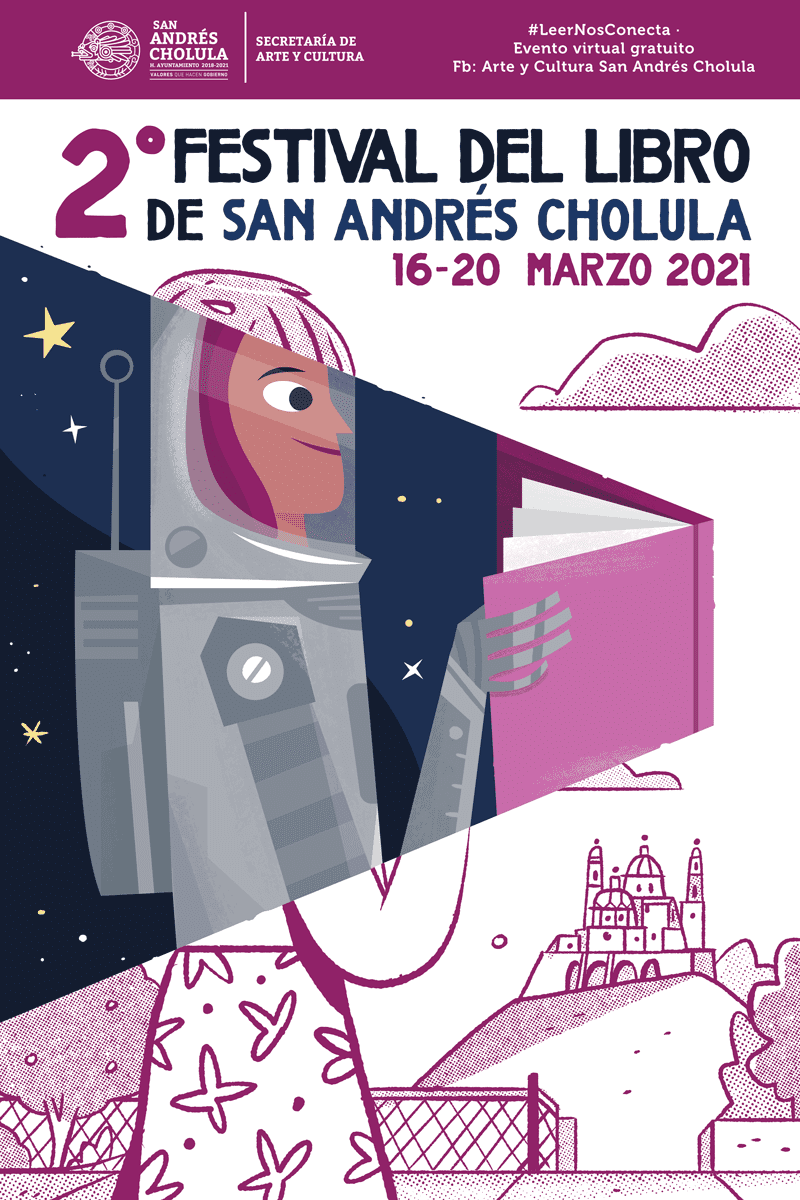 Desde San Andrés Cholula: Ayuntamiento anuncia el 2do festival del libro en formato virtual y gratuito