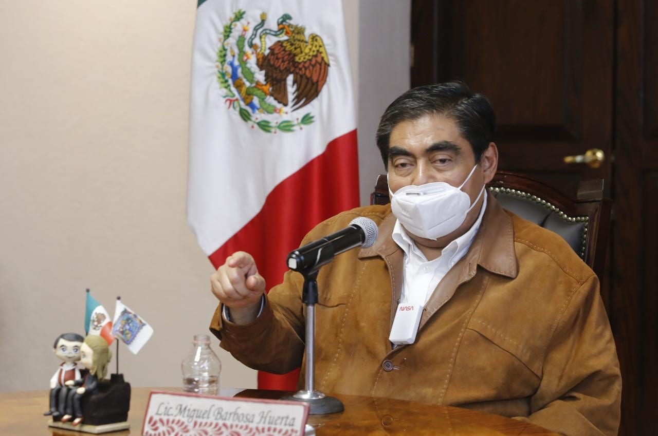 Video desde Puebla: Gobernador Barbosa informó que comenzó el litigio contra la deuda generada por el CIS