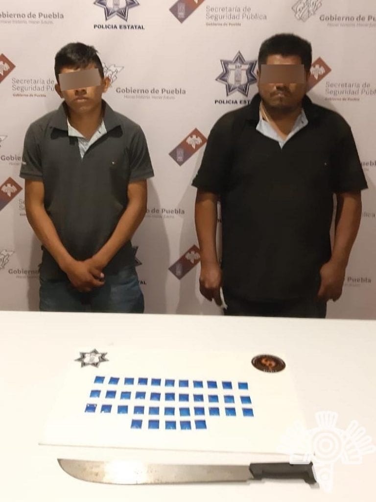 En flagrancia, Policía Estatal captura a presuntos asaltantes