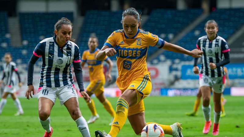 Monterrey y Tigres empatan en el Clásico Regio de la Liga MX Femenil