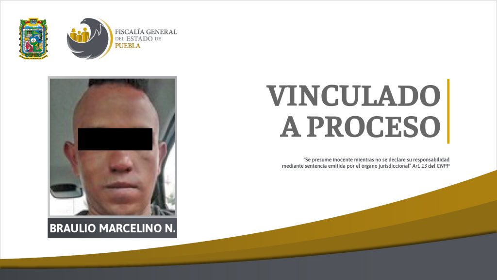 FGE obtuvo vinculación a proceso de Braulio Marcelino N.