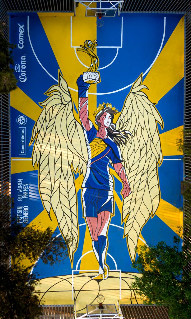 Inauguran empresas y Alcaldía Cuauhtémoc Cancha Comunitaria de Fútbol para  promover el fútbol femenil