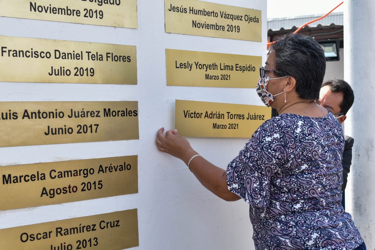 Rindió SSC de Puebla homenaje póstumo a dos policías municipales que perdieron la vida en cumplimiento del deber.