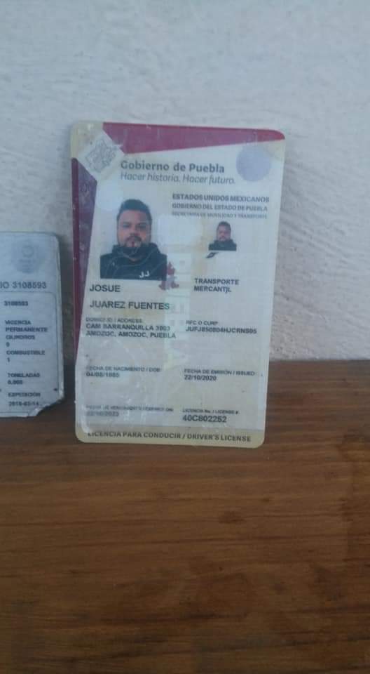 Motociclista arrollado y muerto en la Puebla-Orizaba