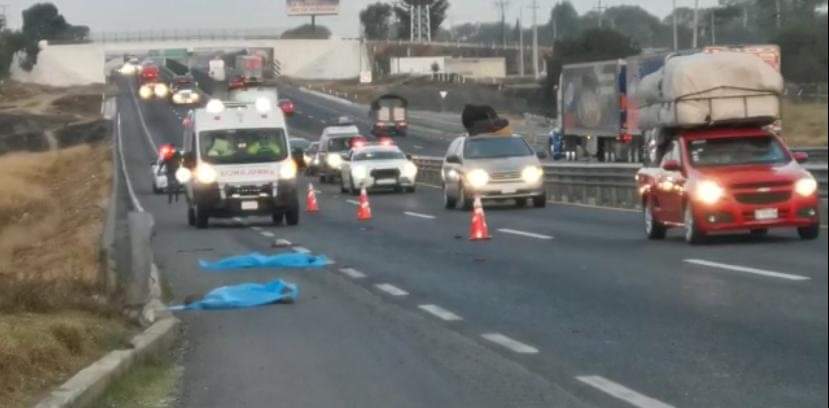 Arrollan y matan a hombre en la autopista Puebla-Veracruz