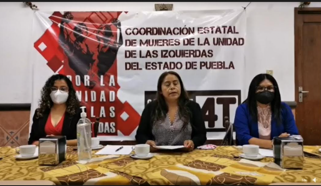 Mujeres de Morena acusan a Biestro de misogínia y le exigen debatir con Claudia Rivera