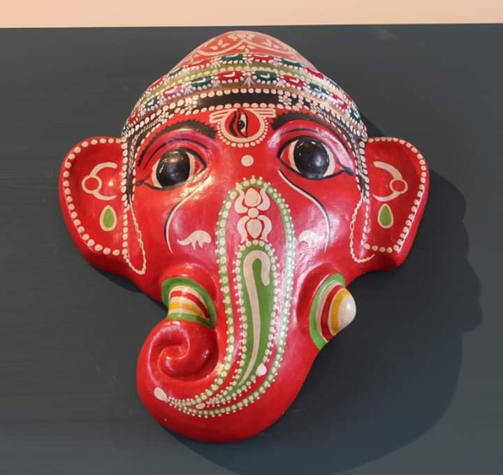 Mascarón de Ganesha en el Museo Nacional de la Máscara