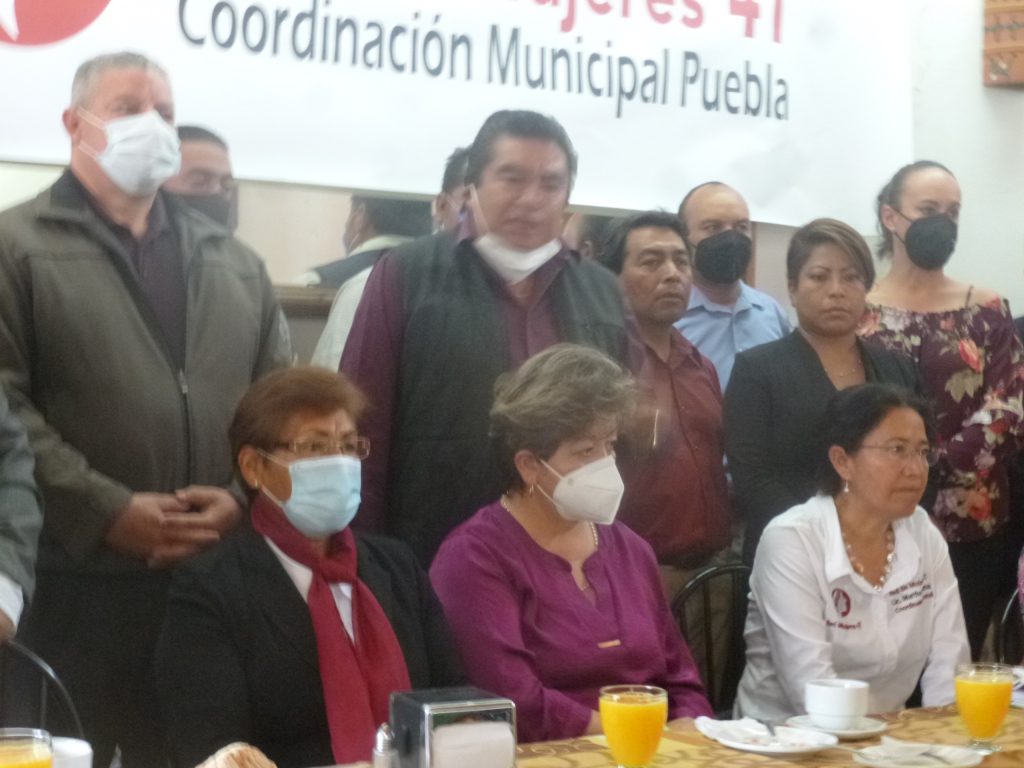La Red de Mujeres 4T Puebla pide a Claudia Rivera desista de su interés de ser candidata