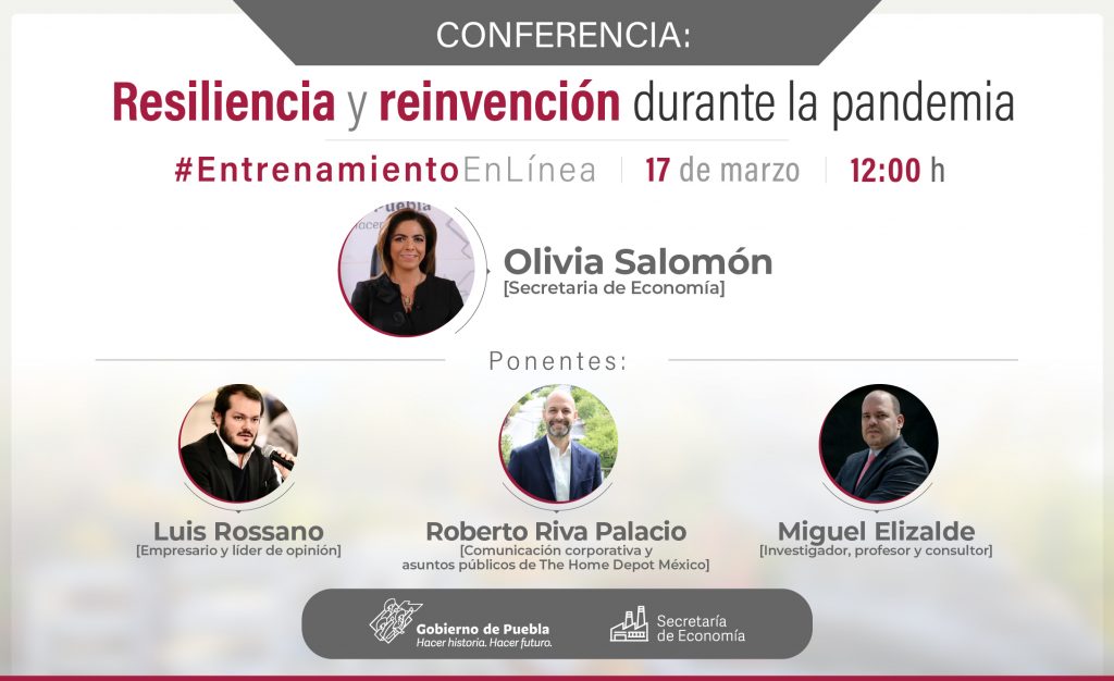 Organiza Economía conferencia “resiliencia y reinvención durante la pandemia”