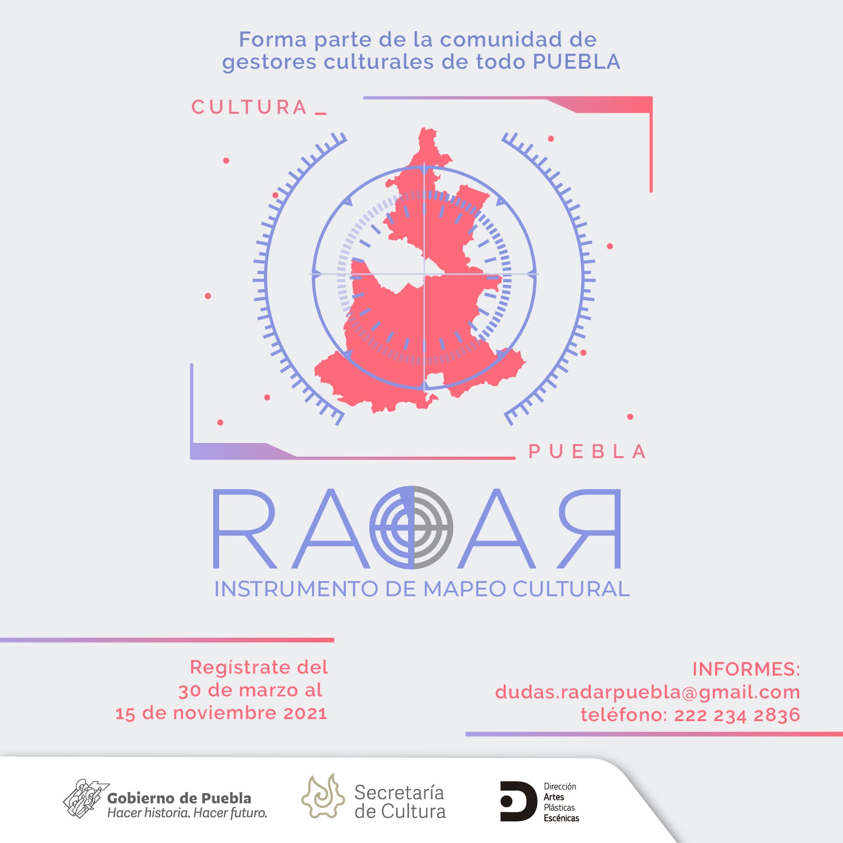 Impulsa Cultura iniciativa “Radar” para identificar propuestas artísticas
