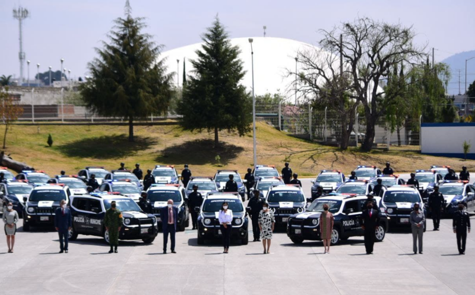 Con nuevos efectivos, unidades y vehículos, Ayuntamiento de Puebla fortalece operatividad de la Policía Municipal 