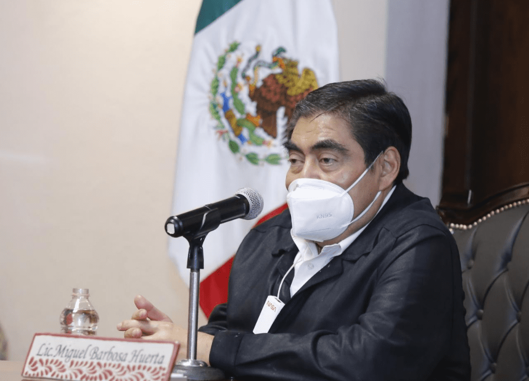 Video desde Puebla: Ante la destitución de Guillermo Aréchiga, el gobierno retirará reformas a la SMT presentadas al Poder Legislativo, recalcó Miguel Barbosa
