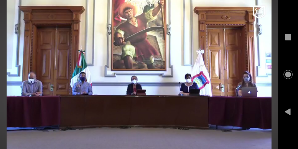 Video desde Puebla: La ciudad estará vigilada para cumplir con decretos del gobierno por covid-19, alertaron funcionarios municipales