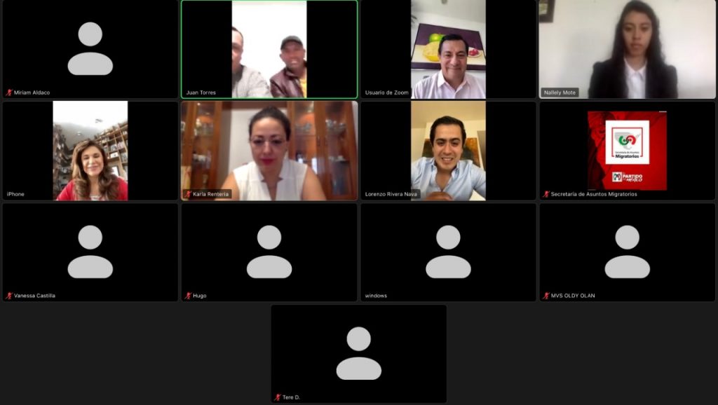 Migrantes ven en Lorenzo Rivera un aliado a sus causas