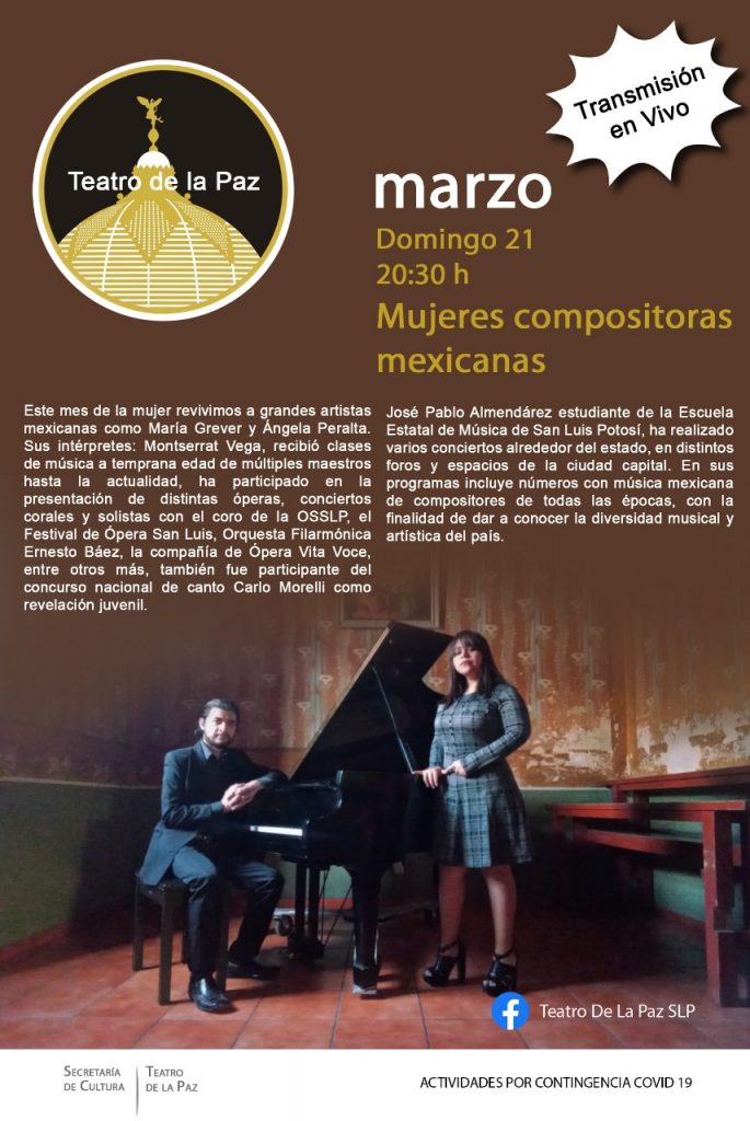 Música para este fin de semana en el Teatro de la Paz