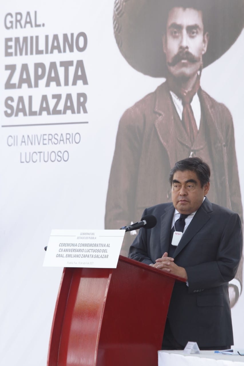 Corruptos y traidores no tienen lugar en Puebla ni el país, aseguró el gobernador Miguel Barbosa