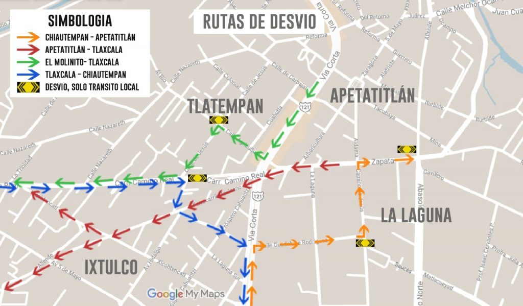 Desde Tlaxcala: SSC, CEPC y SECODUVI recomiendan tomar precauciones en viaducto San Pablo-Apetatitlan del 19 al 22 de abril.