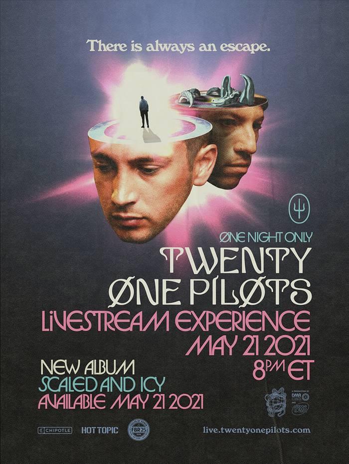 Twenty One Pilots anuncian el lanzamiento de “Scaled And Icy”, su nuevo álbum