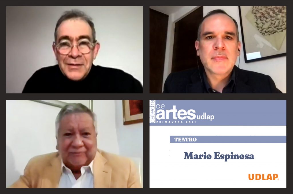 Mario Espinosa comparte su experiencia en teatro en la Cátedra de Artes UDLAP