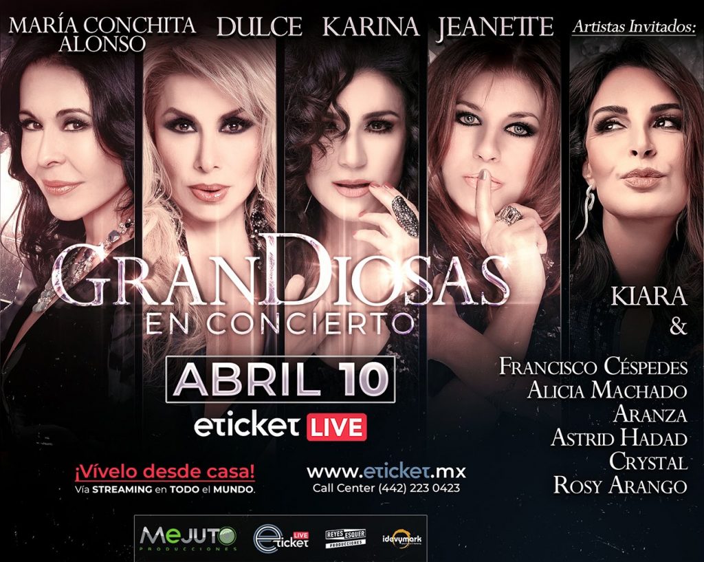“Grandiosas” se transmitirá vía streaming con elenco titular y grandes invitadas internacionales