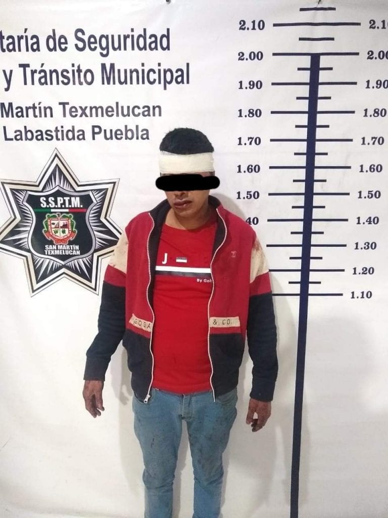Frustran linchamiento de supuesto ratero en Texmelucan